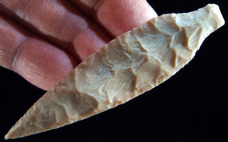 Cast of a stemmed point from Afghanistan.