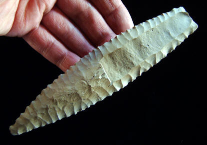 Cast of a Cumberland point preform from Kentucky.