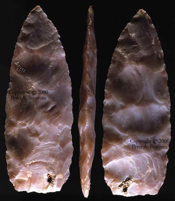 Late stage Clovis preform from Fenn cache.