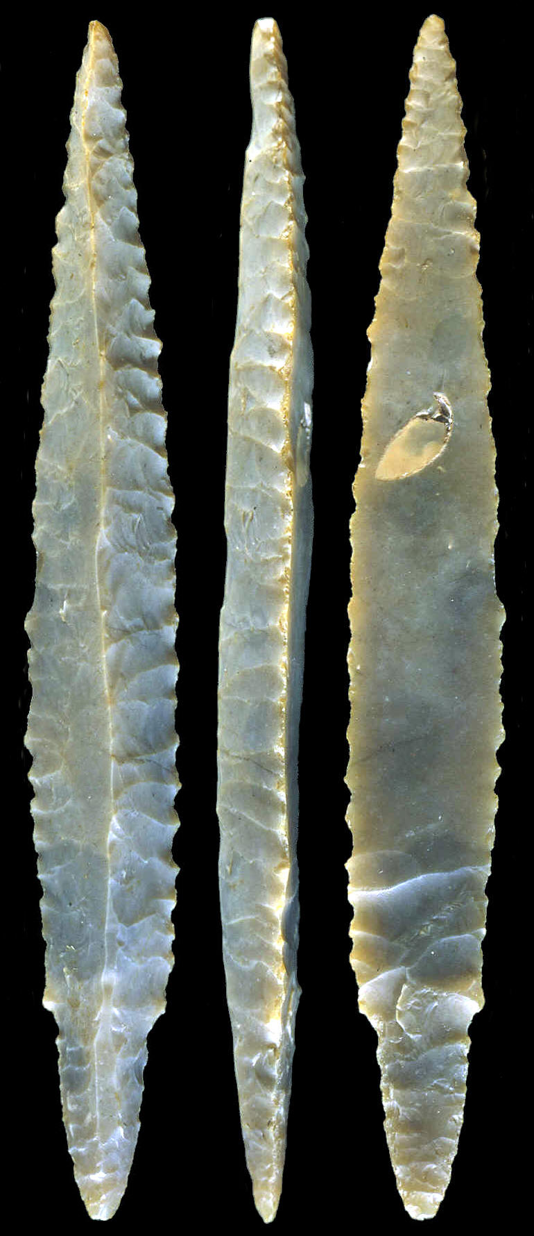 Three-sided arrow point from Denmark.