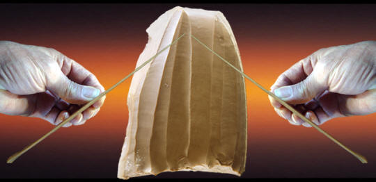 Canaanean blades and core from Tell Halif, Israel.