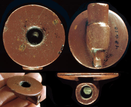Small Oneota disc pipe from Missouri.