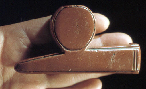 A rare vertical disc pipe from Iowa.