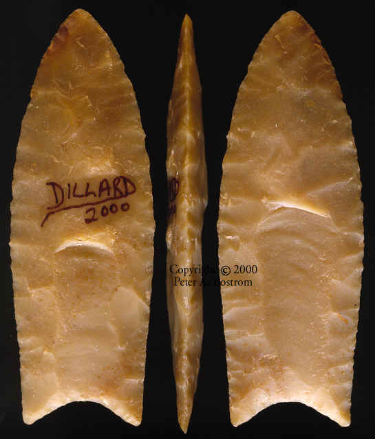 Kaolin Clovis point by Tim Dillard.