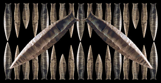 Abstract image of Cumberland points.