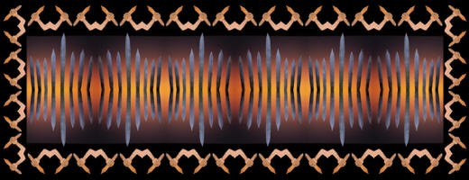 Duck River Cache "Swords," abstract image.