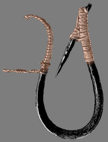 Halibut hook, Alaska.