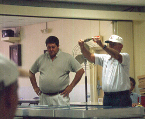 Auctioning a Tussinger point at the Franke auction.