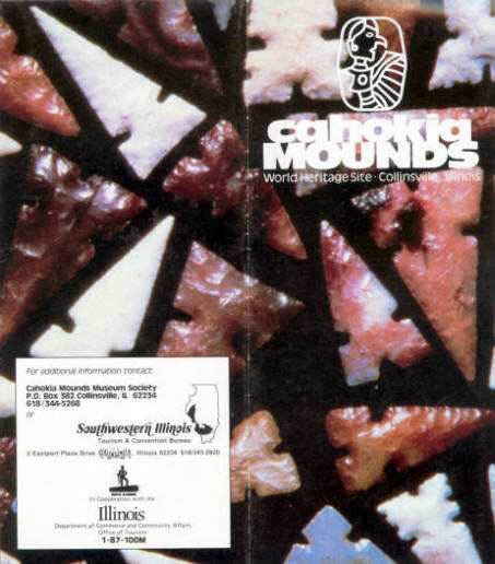 Cahokia Mounds brochure illustrating "gem points."