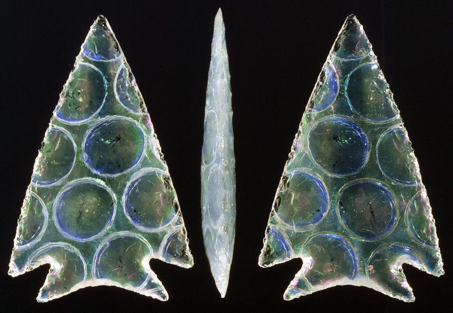 Dichroic glass point made by James Howell.