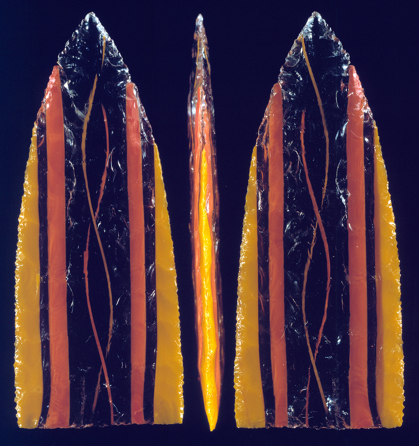 Glass point made by James Howell.