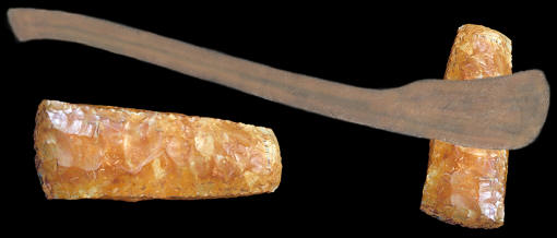 Neolithic period axe from northern Europe.