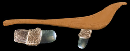 Swiss Lake culture antler socketed axe.