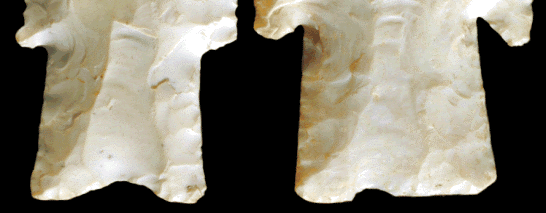 Hardin Barbed points with thinned bases.