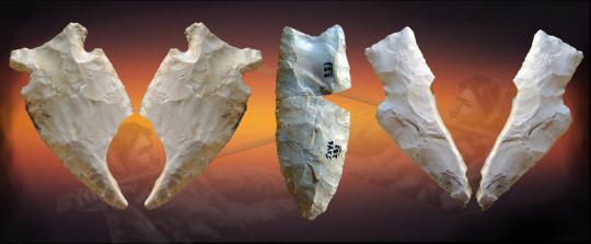 Abstract image of broken points with impact fractures.