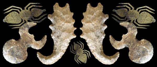 Mayan & Mississippian culture insect images.