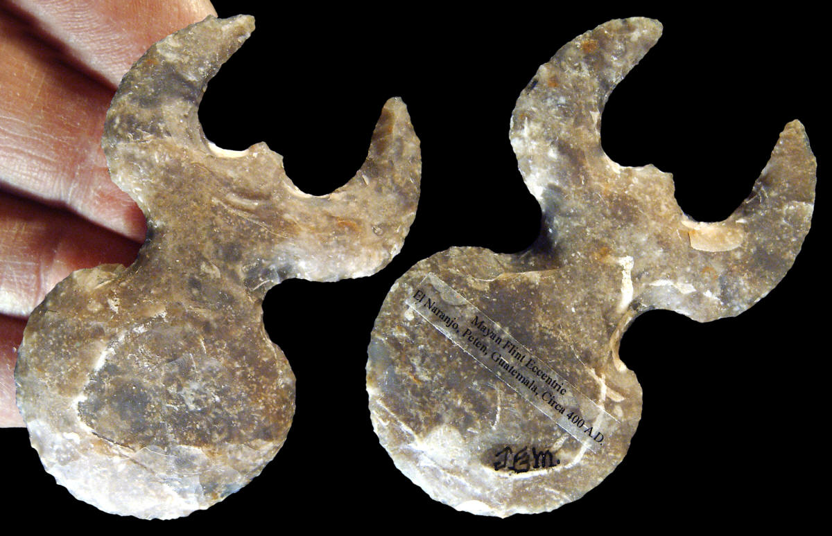 Spider eccentric, Maya culture.