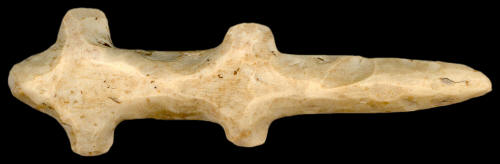 Polished chert lizard from Illinois or Missouri.