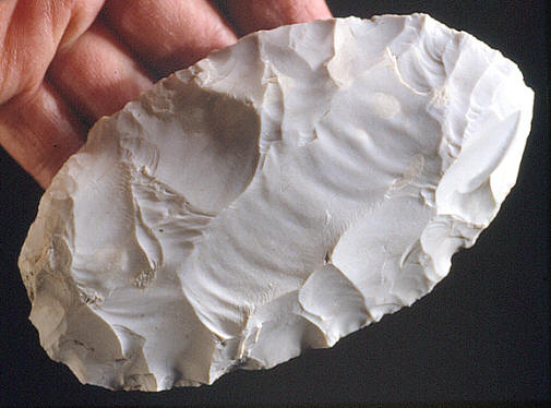 Biface from the McKinnis Clovis cache.