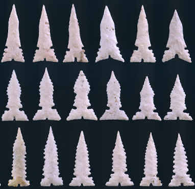 Stylized art form arrow points from mound 72.