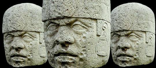Colossal head from San Lorenzo, Veracruz.