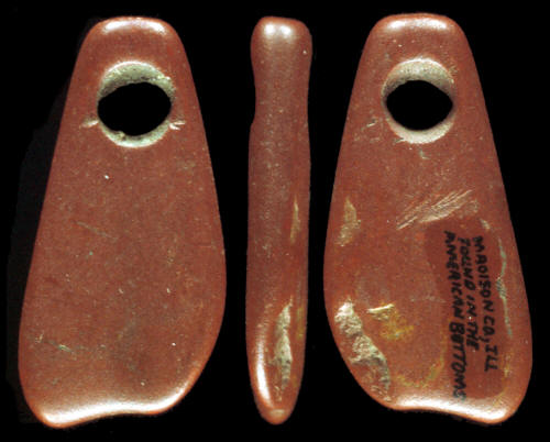 Pebble pendant from Madison County, Illinois.