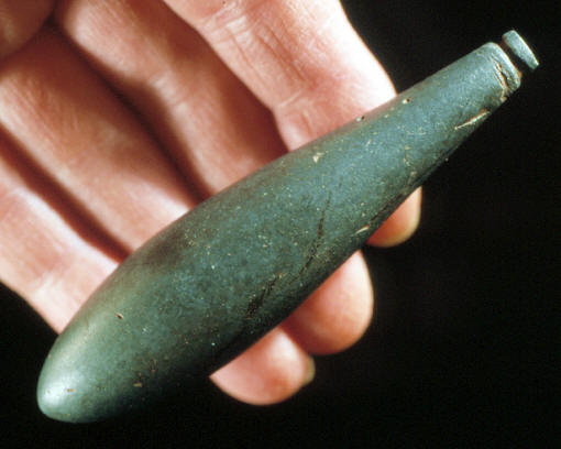 A nice example of a Gilcrease plummet.