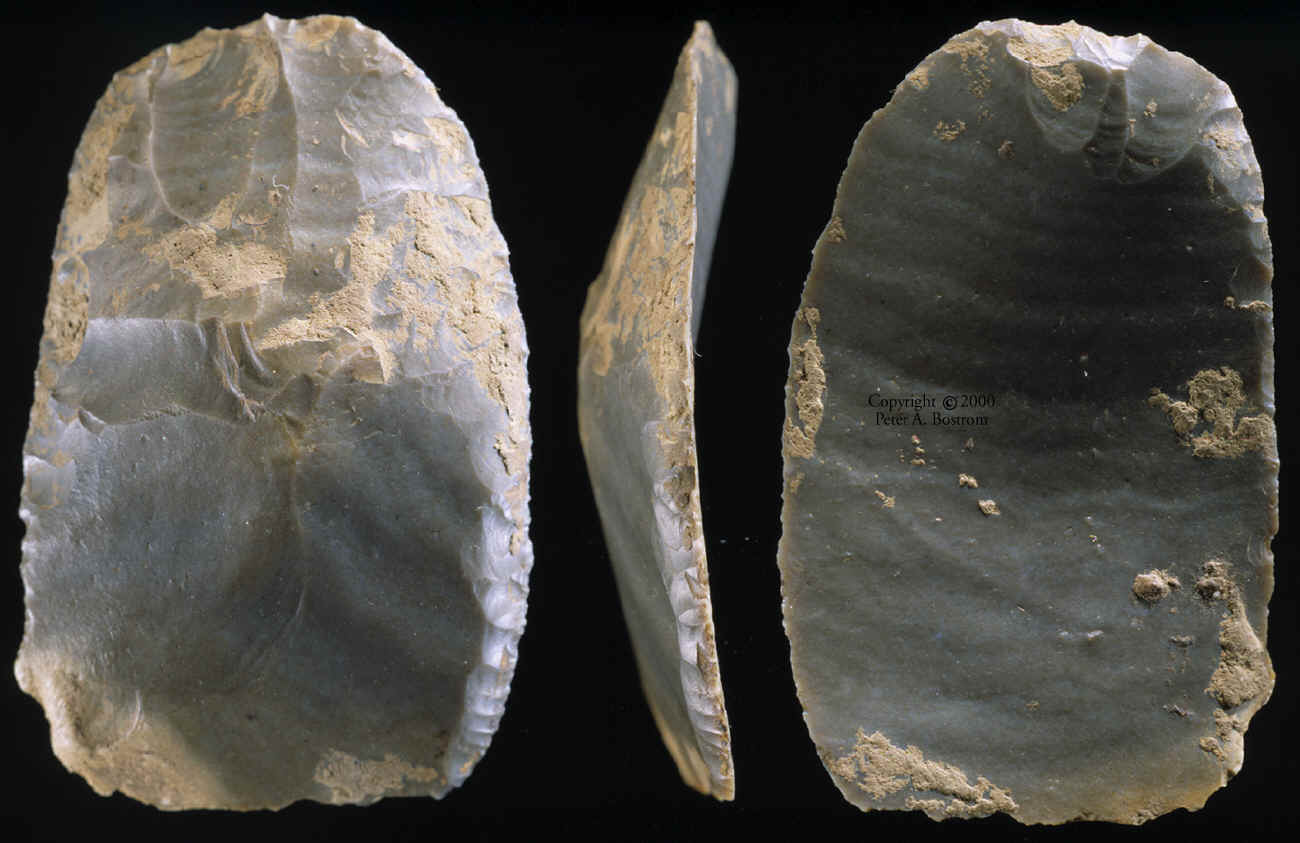 Uniface side-scraper from Sheriden Cave.