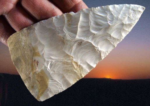 North point found on the Snyders site.