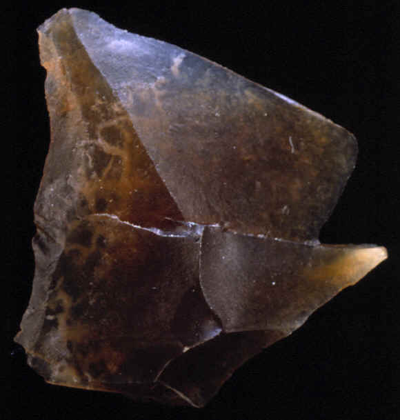Clovis flake from Lange Ferguson site.