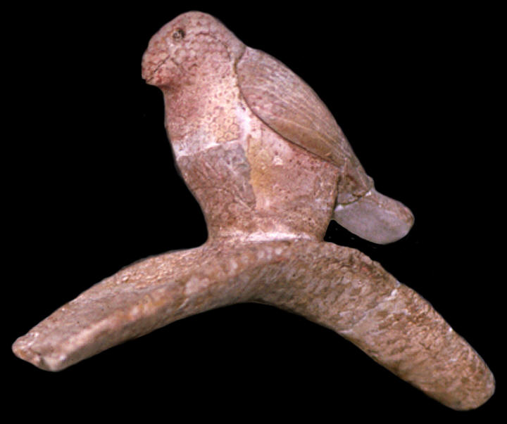 Tremper Mound eagle effigy Hopewell platform pipe, Ohio.