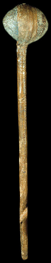 Round headed Plains Indian war club.