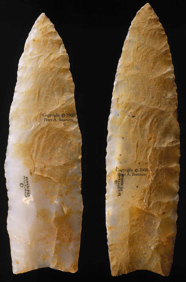 Two Wenatchee Clovis points.