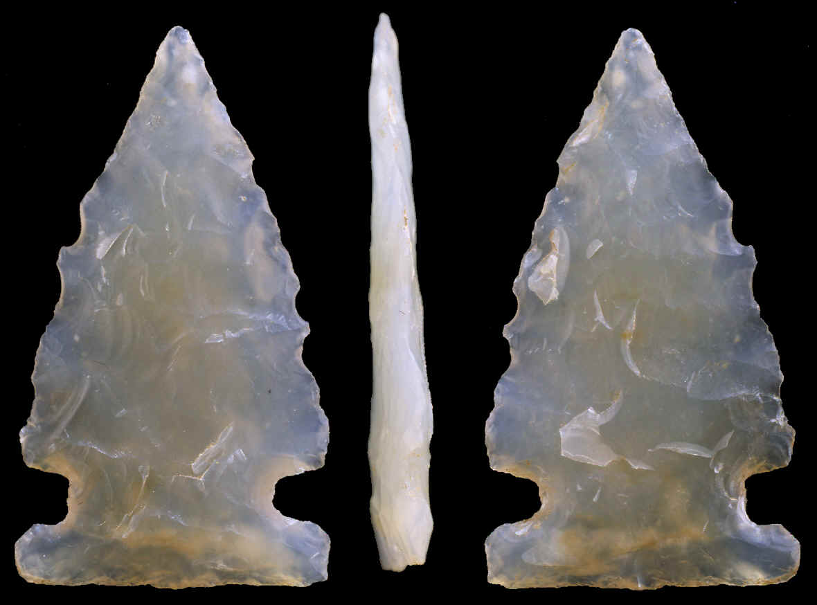 Three views of an Avonlea point.