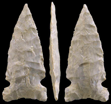 Three views of an Avonlea point from Montana.