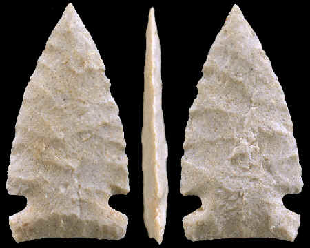 Three views of an Avonlea point from Montana.