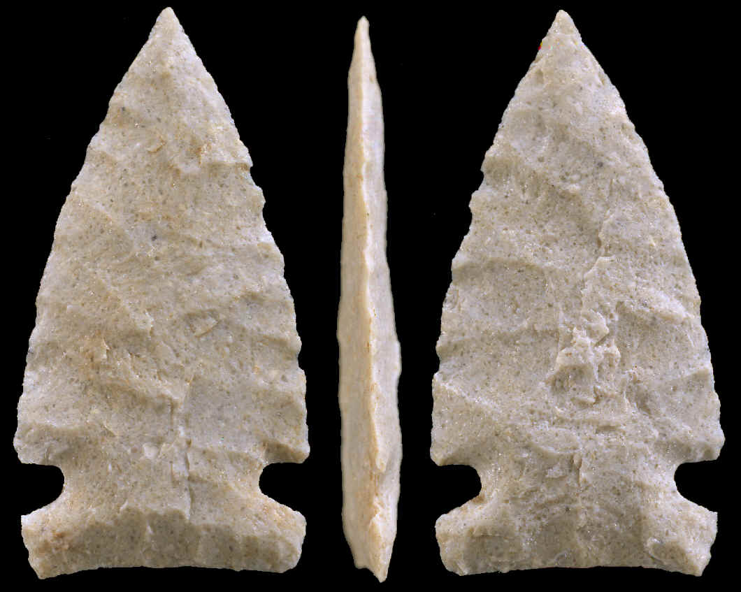 Three views of an Avonlea point.