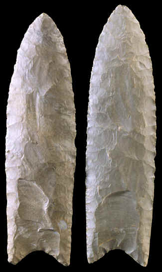 Two Clovis points from Alabama.