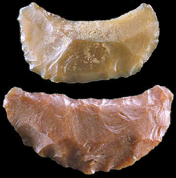 Two crescents from the Black Rock Desert area, Nevada.