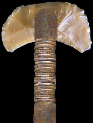 Competer generated hafted crescent.