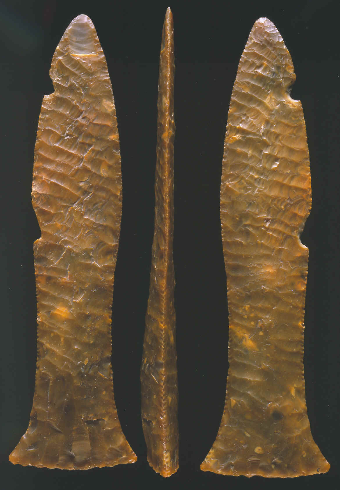 Type IV Danish dagger, 3 views.