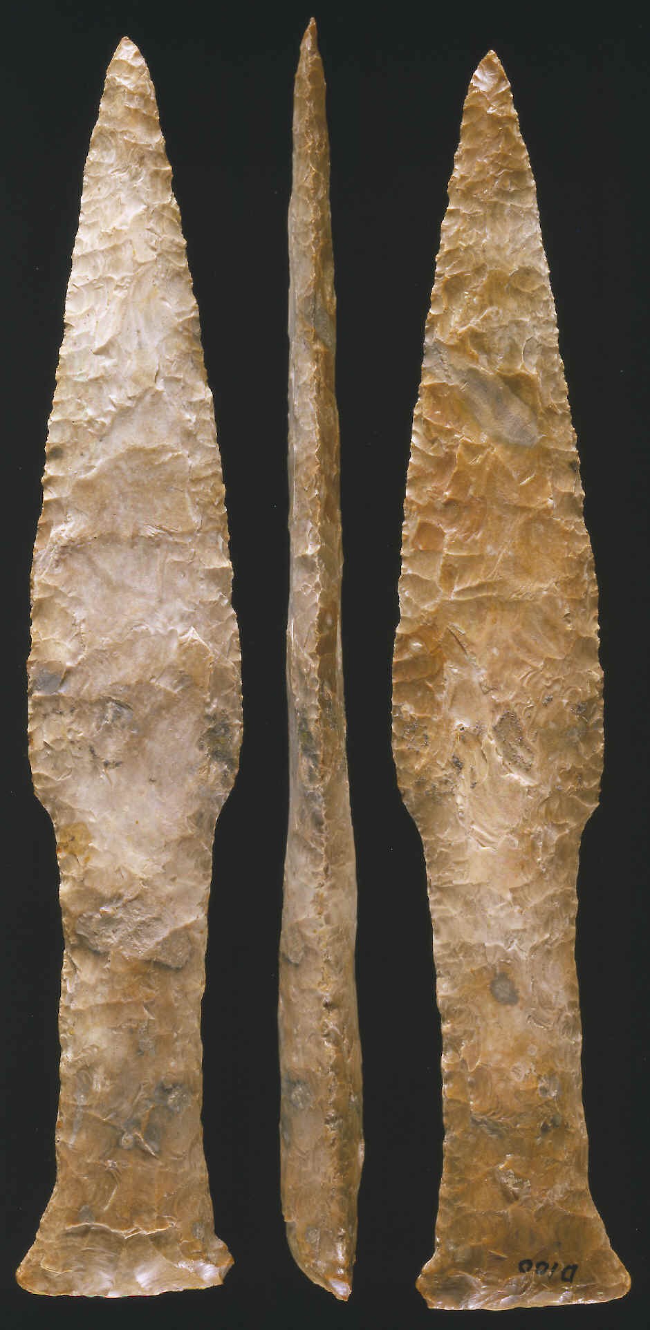 Type IV Danish dagger, 3 views.