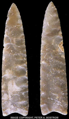 Clovis point from the Drake cache.