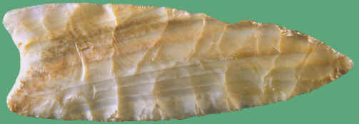 Clovis point from the Drake cache.