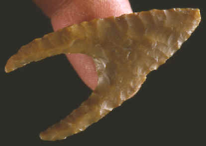 Hollow Base projectile point from Egypt.