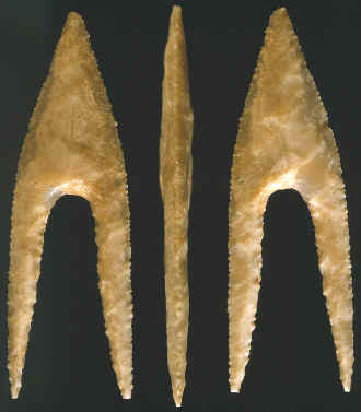Hollow Base projectile point from Egypt.