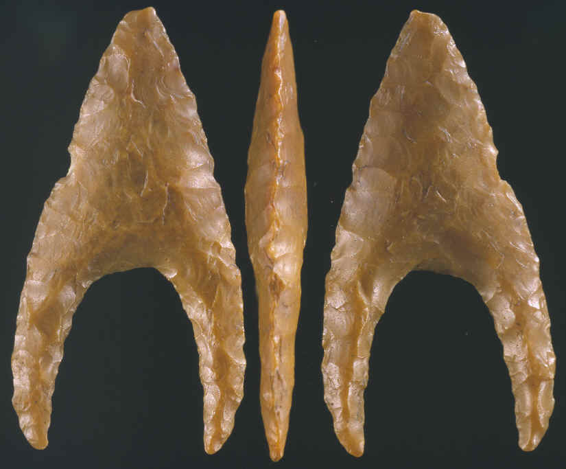 Hollow Base spear point from Egypt.