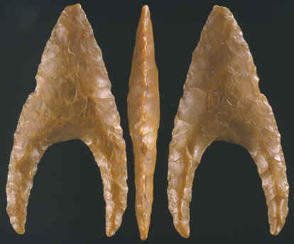 Hollow Base projectile point from Egypt.