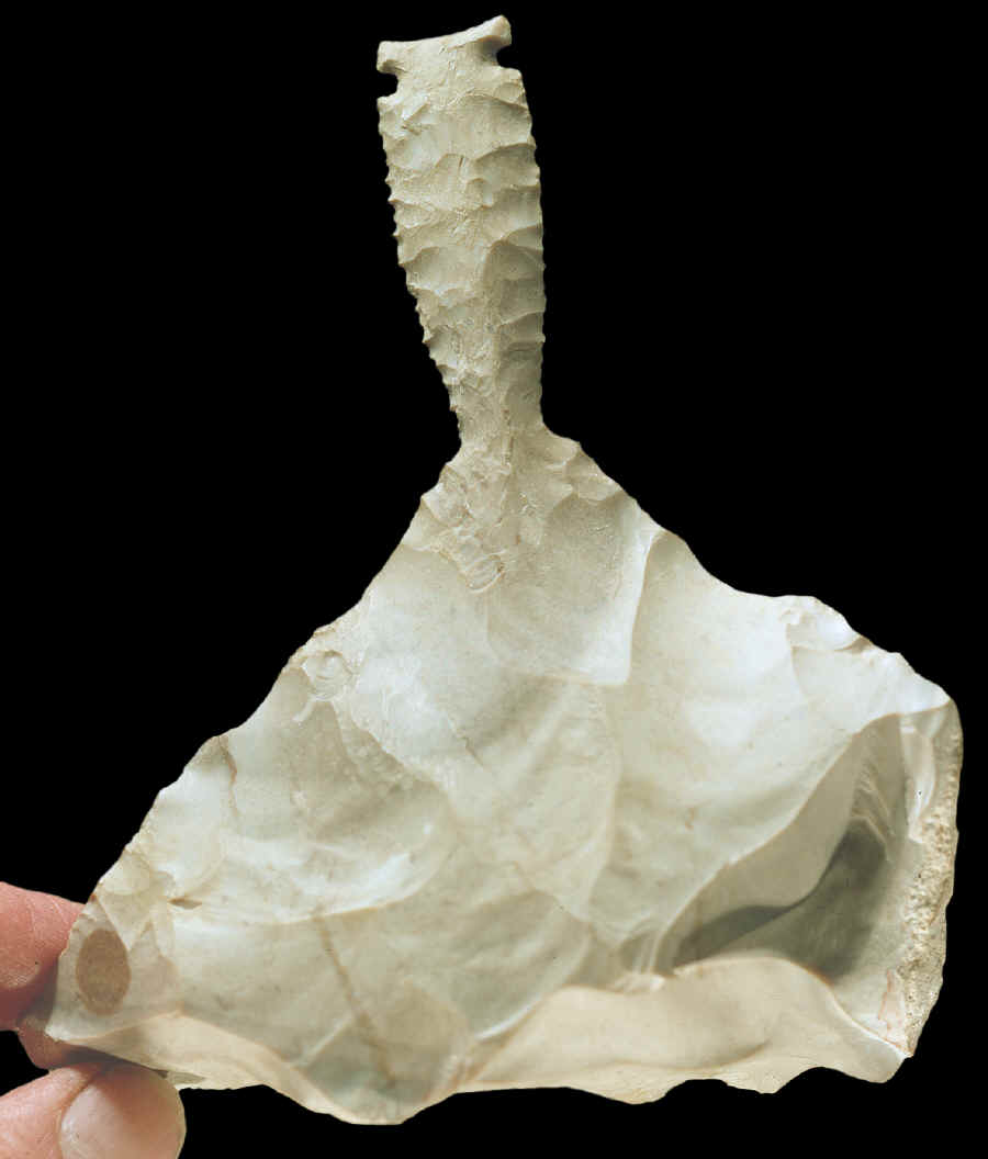 Side-notched art piece by George Eklund.