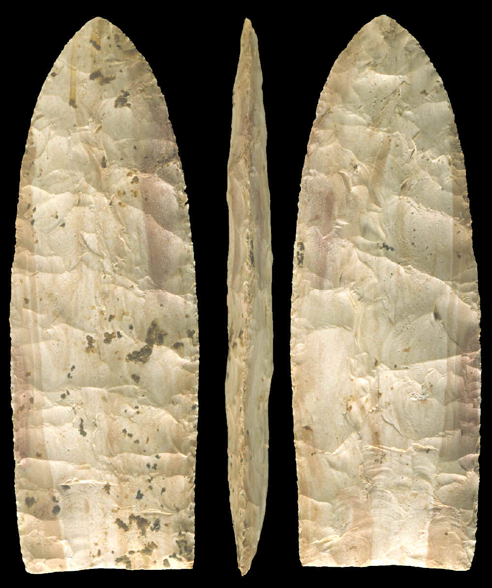 Unnotched Godar point from the Eilers cache.